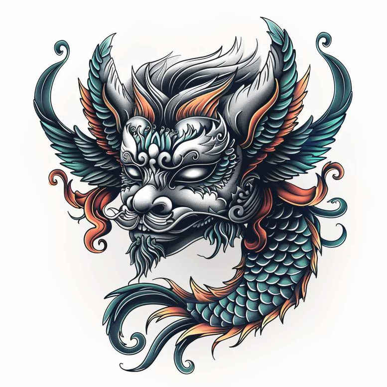 eyes-mask-for-men – tattoo design ideas free ai generated – realism-real-shadows – for-foot – Gallery: masks-inkby-ai