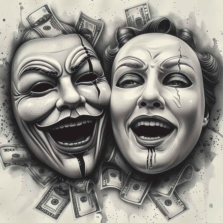 light-effect-mask – tattoo design ideas free ai generated – surrealism-psychological-depth – for-temple – Gallery: masks-inkby-ai