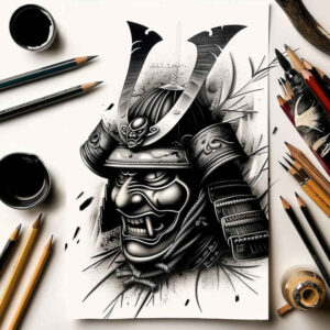 masks – tattoo design ideas free ai generated – realism-realistic-movement – for-triceps – Gallery: masks-inkby-ai