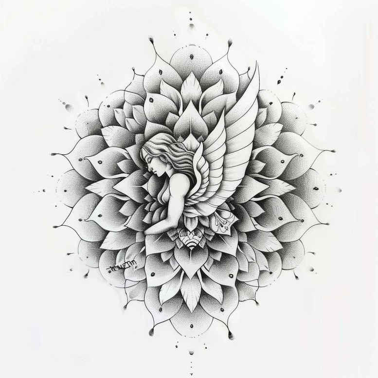 modern-mask – tattoo design ideas free ai generated – neotraditional-layered-fill – for-stomach – Gallery: masks-inkby-ai