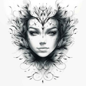 mysterious-mask – tattoo design ideas free ai generated – realism-real-ink-flow – for-fingers – Gallery: masks-inkby-ai