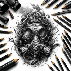 ornamental-detail-mask – tattoo design ideas free ai generated – realism-natural-look – for-arm – Gallery: masks-inkby-ai