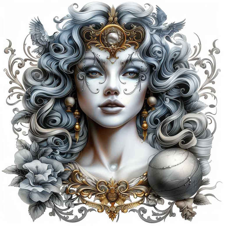 spiritual-mask – tattoo design ideas free ai generated – neotraditional-artistic-contrast – for-chest – Gallery: masks-inkby-ai