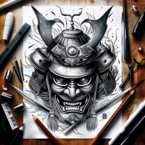 masks tattoo design ideas Surrealism phantom artistic for stomach