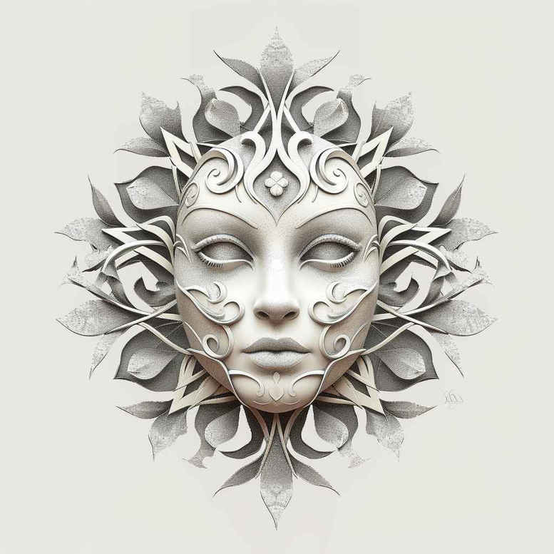 masks tattoo design ideas Realism realistic perspective artistic shows perseverance