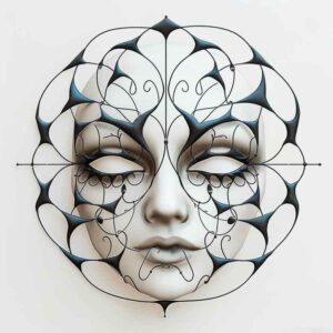 masks tattoo design ideas Surrealism timeless artistic stands for perseverance