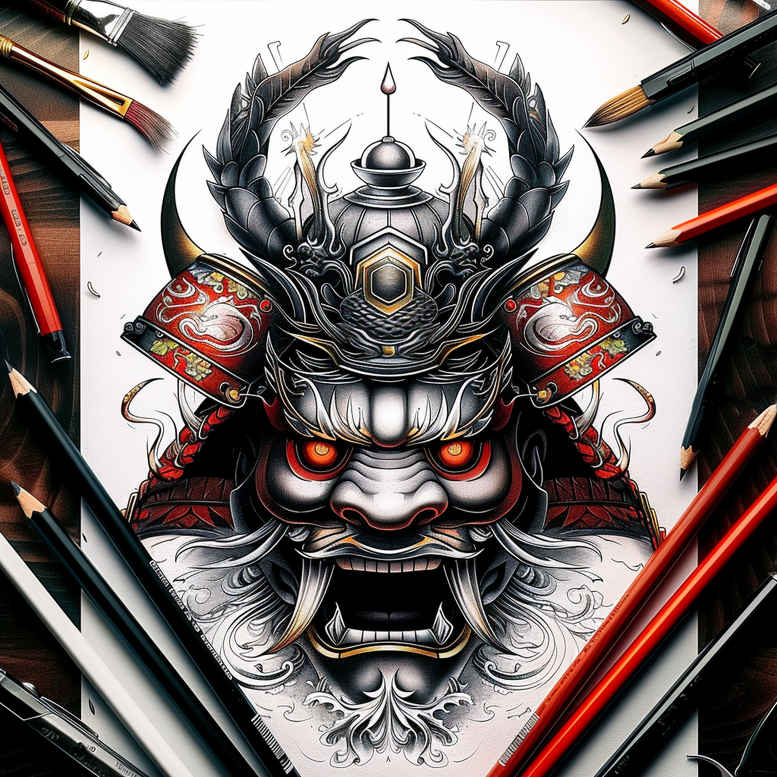 masks tattoo design ideas contoured forms cultural embodying determination