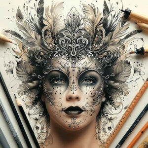 masks tattoo design ideas smooth complexion cultural symbolism meaning courage