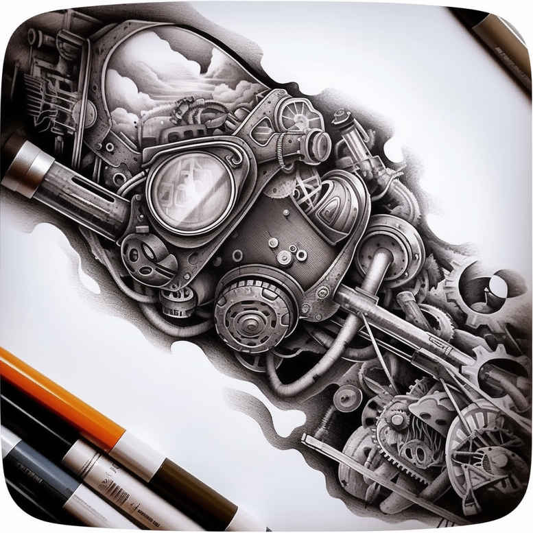 masks tattoo design ideas color overlays detailed motifs for arm