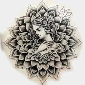 masks tattoo design ideas bokeh dramatic expression for hand