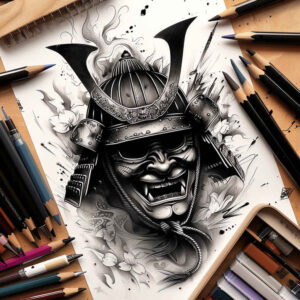 masks tattoo design ideas Realism living skin fierce symbol of determination