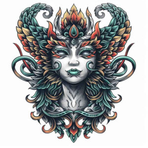 masks tattoo design ideas real-life shading haunting courage and power