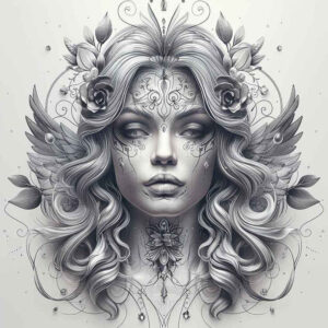 masks tattoo design ideas color depth mystical for forearm