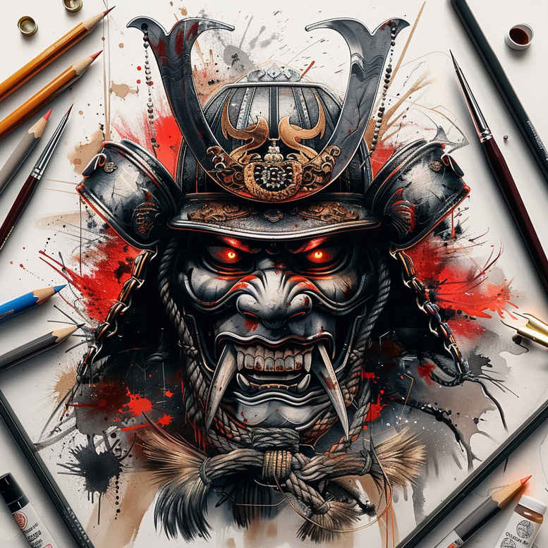 masks tattoo design ideas light play ornamental lines for inner arm