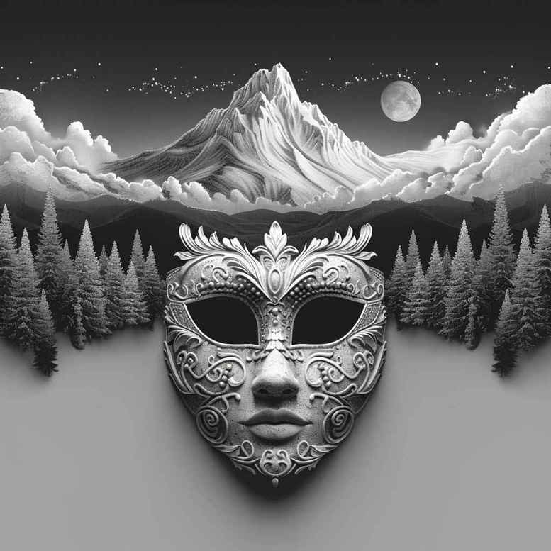 masks tattoo design ideas bold texture ornamental meaning endurance