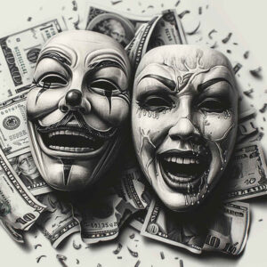masks tattoo design ideas Surrealism translucent layers protective symbol of determination