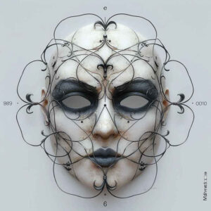 masks tattoo design ideas ethereal textures ritualistic symbol of perseverance
