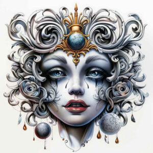masks tattoo design ideas photo-realistic symbolic for heel