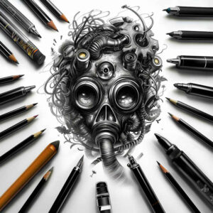masks tattoo design ideas realistic movement theatrical for outer arm