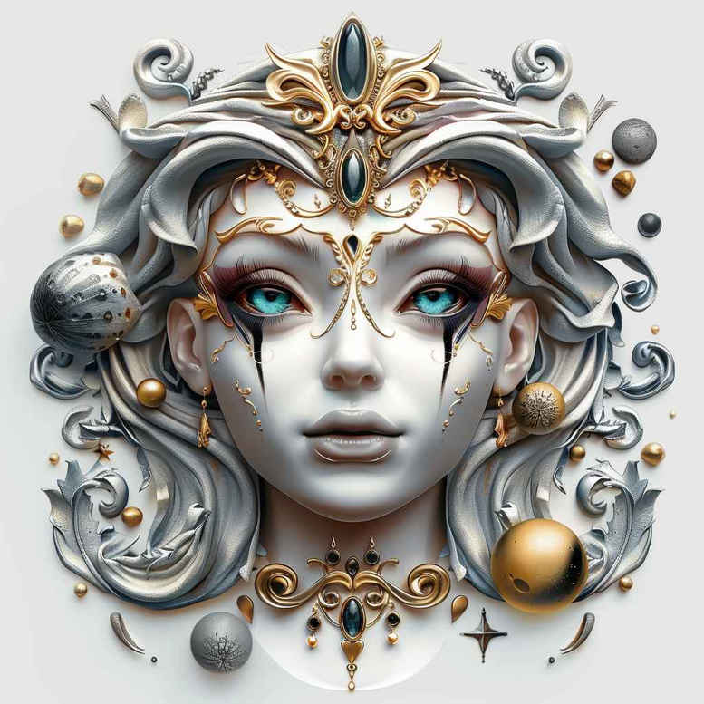 tribal-mask – tattoo design ideas free ai generated – realism-realistic-shadowing – for-knee – Gallery: masks-inkby-ai