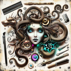 stone-gaze-realism-skin-texture-for-full-back – tattoo design ideas free ai generated – Gallery: medusa-inkby-ai