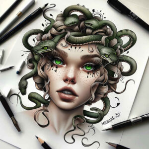 medusa-serpent-tattoo-realism-deep-shadows-for-ribs – tattoo design ideas free ai generated – Gallery: medusa-inkby-ai