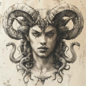 mythical-horror-tattoo – tattoo design ideas free ai generated – freaky – for-outer-arm – Gallery: medusa-inkby-ai