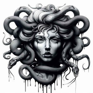 medusa-tattoo-realism-inner-glow-for-chest – tattoo design ideas free ai generated – Gallery: medusa-inkby-ai