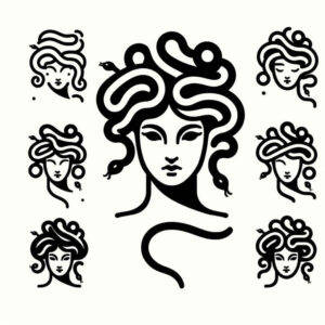 mythological-gorgon-neotraditional-refined-lines-for-stomach – tattoo design ideas free ai generated – Gallery: medusa-inkby-ai