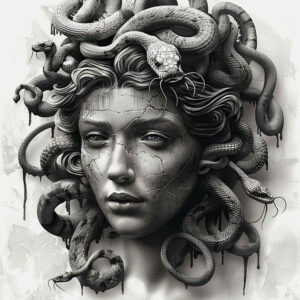 medusa-myth-tattoo-neotraditional-layered-fill-for-chest – tattoo design ideas free ai generated – Gallery: medusa-inkby-ai