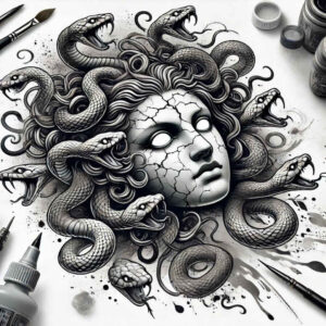 medusa tattoo design ideas rich blacks dangerous shows endurance