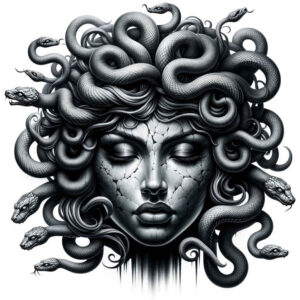 medusa tattoo design ideas artistic contrast detailed snakes represents perseverance