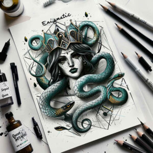 medusa tattoo design ideas textural detail fierce gaze for shoulder