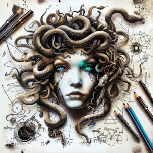 medusa tattoo design ideas ethereal textures gothic symbol of strength
