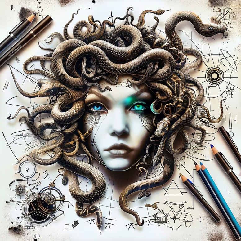 medusa tattoo design ideas ethereal textures gothic symbol of strength