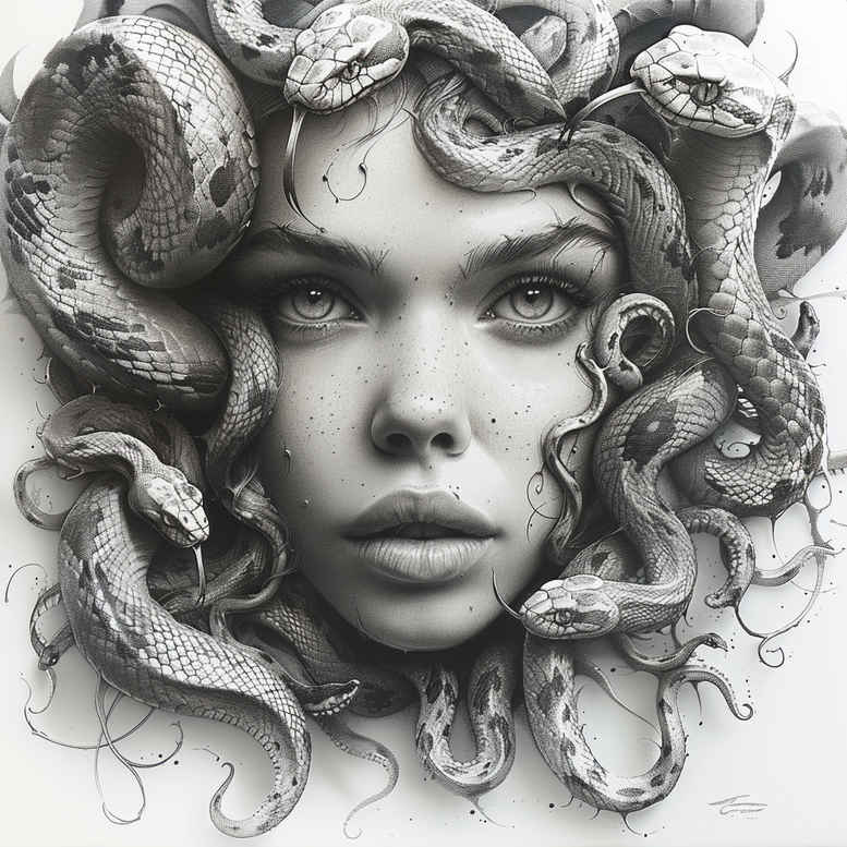 medusa tattoo design ideas surreal horror represents courage
