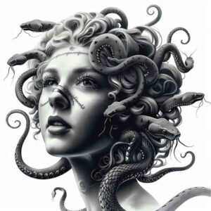 medusa tattoo design ideas intricate symbolic for upper shoulder