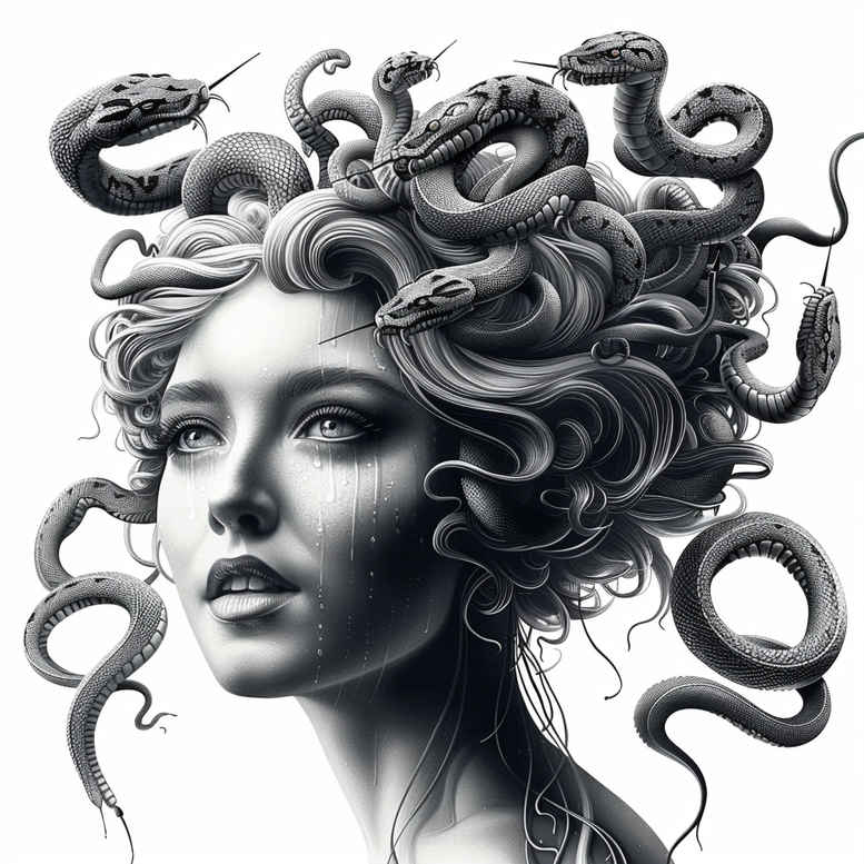 medusa tattoo design ideas hyperrealistic symbolic protection shows courage