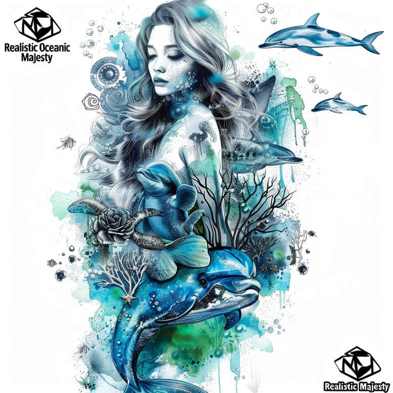 mermaid-tattoo-art-realism-balanced-light-for-back-shoulder – tattoo design ideas free ai generated – Gallery: mermaids-inkby-ai