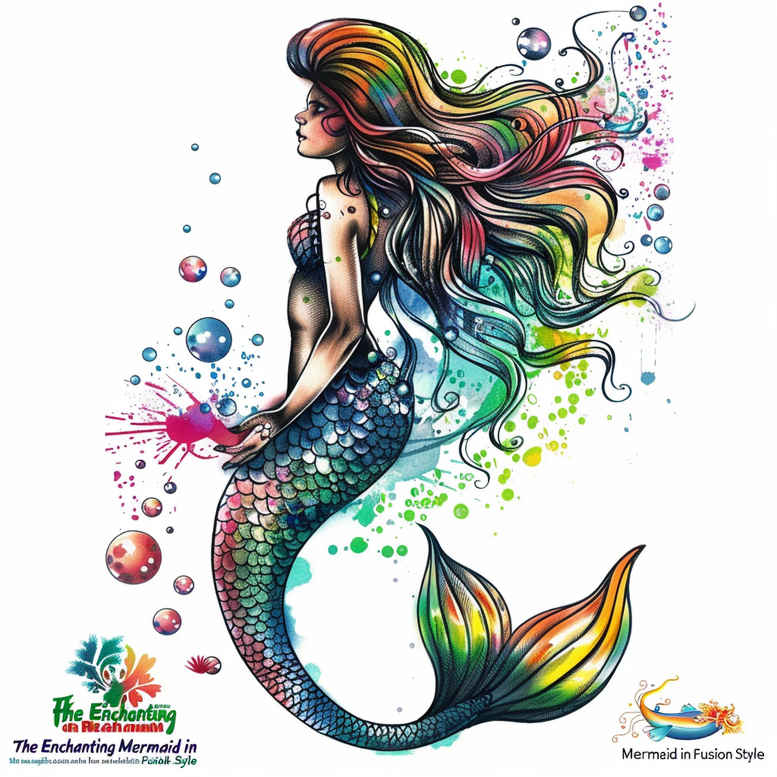realistic-mermaid-neotraditional-bold-motifs-for-biceps – tattoo design ideas free ai generated – Gallery: mermaids-inkby-ai