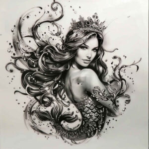 mermaids tattoo design ideas refined detail detailed anatomy for biceps