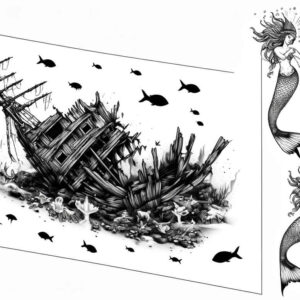 mermaids tattoo design ideas Realism realistic proportions fantasy art stands for determination