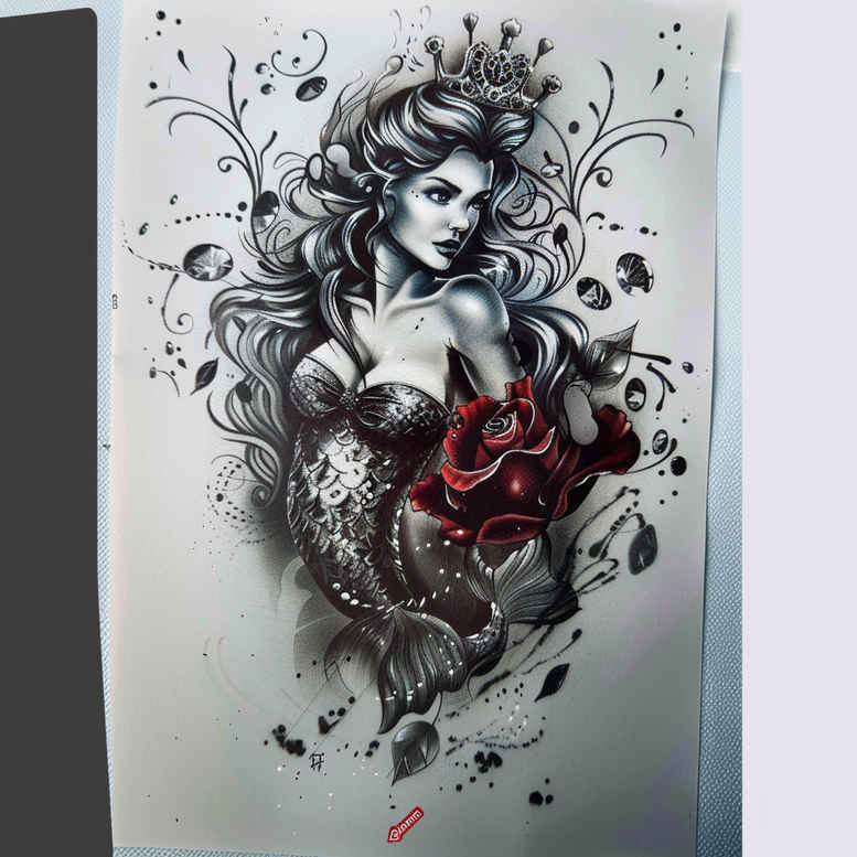 mermaids tattoo design ideas CGI-rendered natural curves for biceps