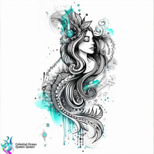 mermaids tattoo design ideas Realism depth of field naturalistic for forearm