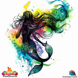 mermaids tattoo design ideas color depth naturalistic for upper thigh