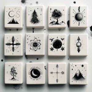 airy-touch – tattoo design ideas free ai generated – serenity – for-elbow – Gallery: minimalistic-inkby-ai