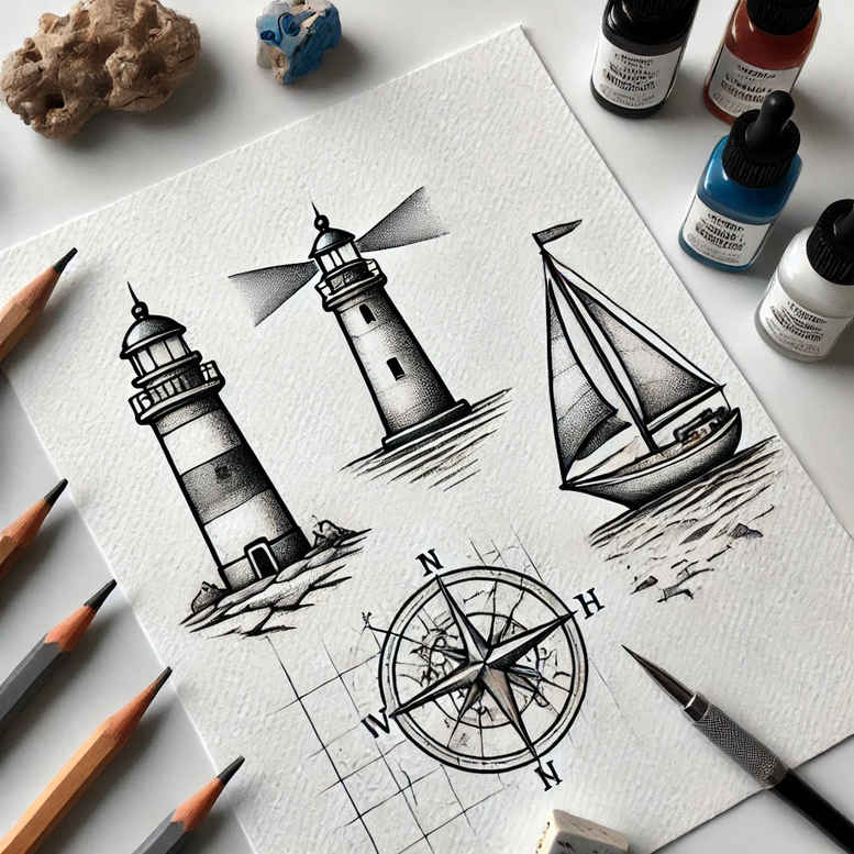 clean-stroke – tattoo design ideas free ai generated – intricate-web – for-toe – Gallery: minimalistic-inkby-ai