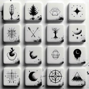 clear-cut – tattoo design ideas free ai generated – cosmic-order – for-chest – Gallery: minimalistic-inkby-ai
