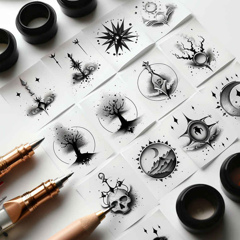 dainty – tattoo design ideas free ai generated – ethereal – for-ribs – Gallery: minimalistic-inkby-ai