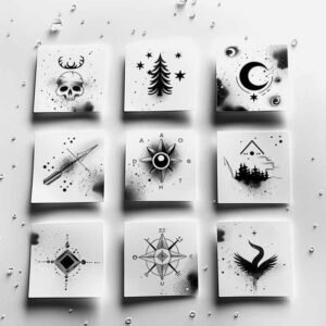 discreet-ink – tattoo design ideas free ai generated – unbroken-circle – for-side – Gallery: minimalistic-inkby-ai